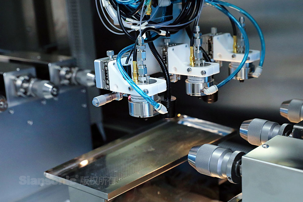 超聲球囊涂藥并聯(lián)噴頭 超聲球囊涂藥并聯(lián)噴頭