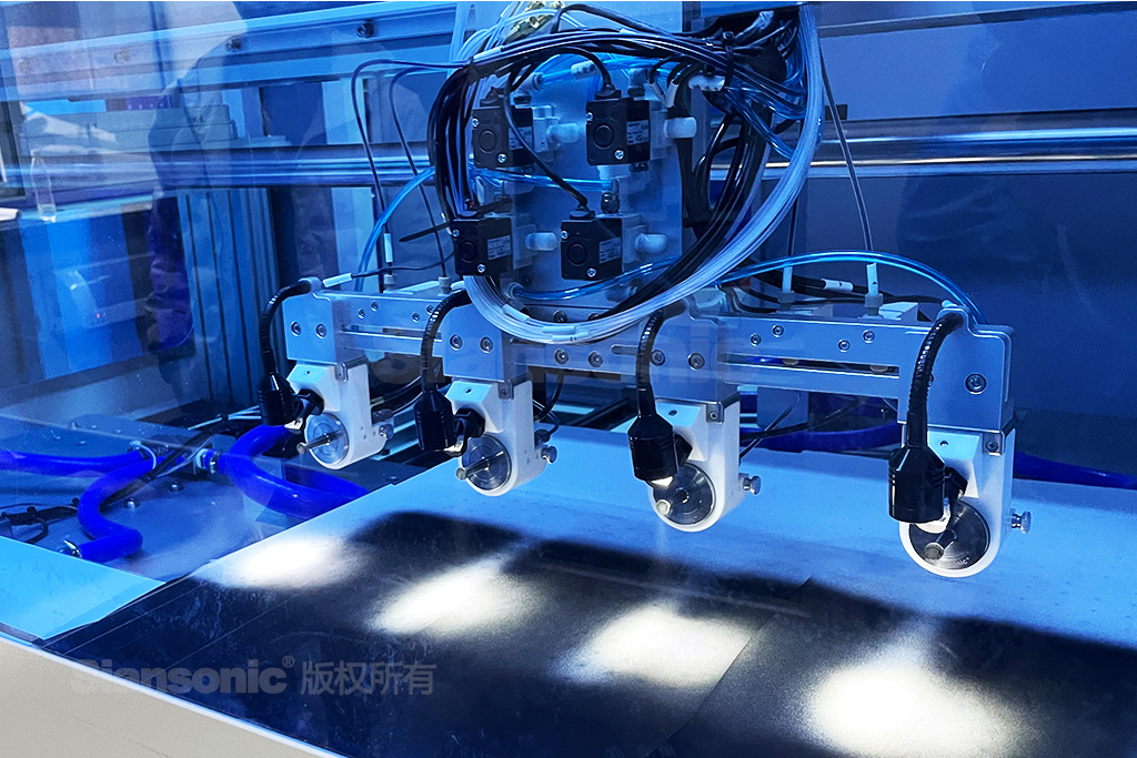 超聲波噴頭并行噴涂 超聲波噴頭并行噴涂